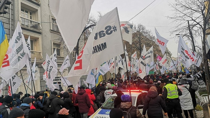 «В Киеве начались столкновения», — перерастёт ли массовый протест предпринимателей в новый майдан? (ФОТО / ВИДЕО)