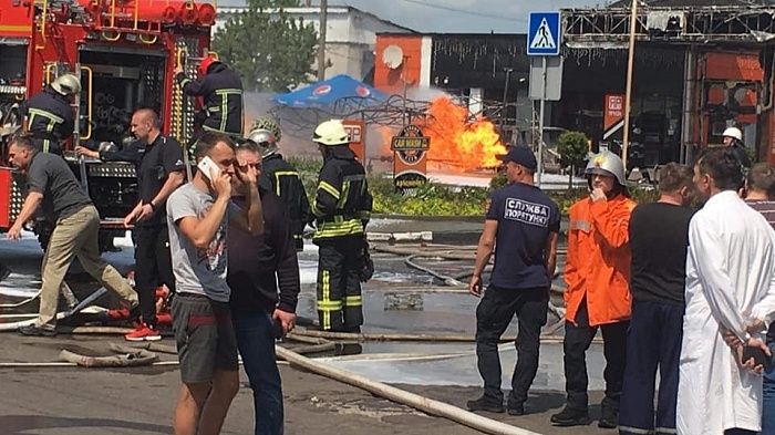 Пожар на АЗС «Яркон» в Житомире — что с пострадавшими? (ВИДЕО)