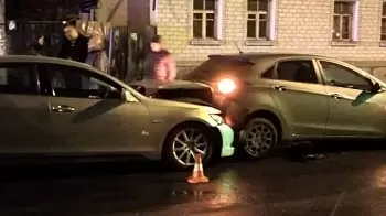Житомир: столкнулись 4 автомобиля (ВИДЕО)