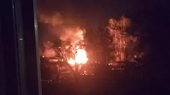 Ночной пожар на Гоголевской в Житомире: ФОТО, ВИДЕО (ОБНОВЛЕНО)