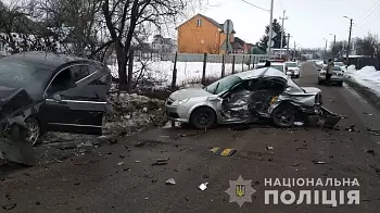 Смертельное ДТП в Борисполе: гражданин Грузии, убегая от полиции, столкнулся с легковушкой (ФОТО, ВИДЕО)