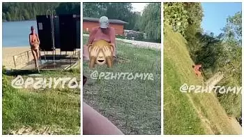 «Делал это прямо на пляже и ... голый!», — в Житомирском гидропарке мужчина пугает мамочек с детьми (ВИДЕО)