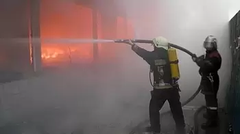 На Леха Качинского в Житомире горит подвал  (ВИДЕО)