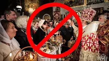 #святкуйвдома — в Житомире верующим запретили приходить в Храм на Пасху