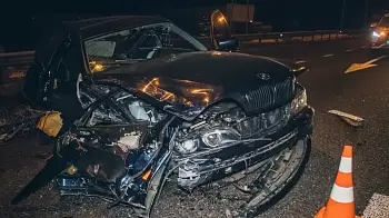 ДТП на Житомирской трассе — BMW от удара выбросило на встречную полосу (ФОТО)