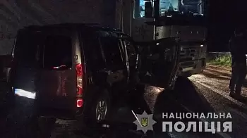 На объездной под Житомиром столкнулись Mercedes и автопоезд — водитель легковушки погиб (ФОТО)