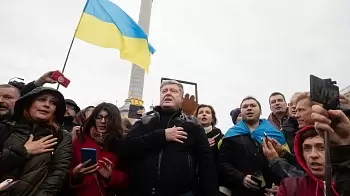 Киевский таксист отказался подвезти Порошенко после митинга (ВИДЕО)