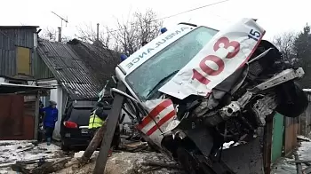 В Житомире столкнулись "СКОРАЯ" и HYUNDAI: 7 пострадавших. (ОБНОВЛЕНО)