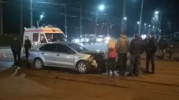 Тройное ДТП на перекрёстке Витрука / Королева в Житомире: ФОТО