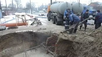 Масштабная авария - на Полевой до 02 февраля не будет воды (ФОТО)