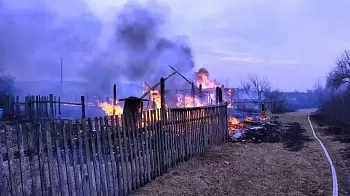 В Житомирской области пожар едва не уничтожил целое село: причина - горящий сухостой (ФОТО)