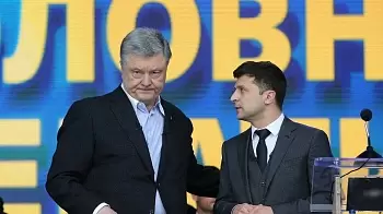 Первые результаты экзит-поллов: Зеленский - 73,20%, Порошенко - 25,30%